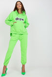Cozy Women's Sweatshirt & Pants Set with Hood and Pockets