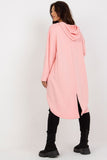 Asymmetrical Hooded Women's Sweatshirt with Long Sleeves