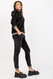 Cozy Women's Velour Hoodie & Pants Set with Print Cuffs