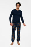 Comfortable Two-Piece Men's Cotton Pajama Set