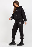 Cozy Hooded Sweatshirt Set with Tie-Waist Pants