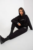 Cozy Hooded Sweatshirt Set with Tie-Waist Pants