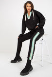 Cozy Hooded Sweatshirt Set with Waist Tie Pants