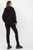 Cozy Hooded Sweatshirt Set with Waist Tie Pants