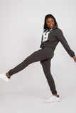 Cozy Hooded Sweatshirt Set with Pants and Pockets