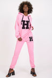 Cozy Hoodie and Pants Set with Pockets and Waist Tie