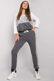 Colorful Women's 3/4 Sleeve Sweatshirt & Pants Set