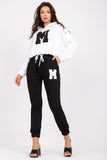 Cozy Hooded Sweatshirt Set with Trousers and Pockets