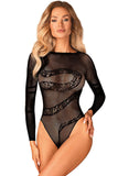 Alluring Snake Motif Bodysuit for Sensational Nights