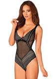 Feminine See-Through Bodysuit for Romantic Evenings