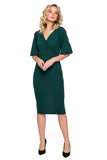 Feminine Off-Shoulder Mini Dress with Decorative Zipper