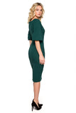 Feminine Off-Shoulder Mini Dress with Decorative Zipper