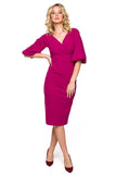 Feminine Off-Shoulder Mini Dress with Decorative Zipper