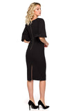 Feminine Off-Shoulder Mini Dress with Decorative Zipper