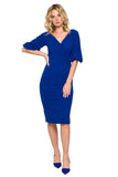 Feminine Off-Shoulder Mini Dress with Decorative Zipper