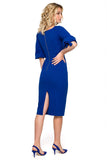 Feminine Off-Shoulder Mini Dress with Decorative Zipper