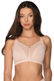 Seamless Everyday Support Bra with Unique Cup Design