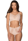 Seamless Everyday Support Bra with Unique Cup Design