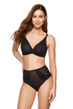 Classic Soft Bra with Tulle and Natural Shape Enhancer