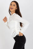 Adjustable Short Velour Blouse with Long Sleeves