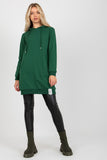Cozy Hooded Sweat Dress with Long Sleeves and Pockets