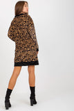 Chic Long Sleeve Velour Dress with Heart Neckline