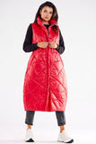 Oversized Streamlined Autumn Vest with Adjustable Waist