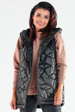 Quilted Hooded Vest - Cozy & Stylish for Autumn