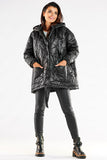 Trendy Oversized Quilted Jacket with Adjustable Hood