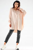 Oversize Long Sleeve Loose Fit Shirt for Versatile Styling