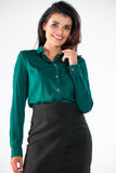 Elegant Long-Sleeved Classic Cut Shirt with Buttoned Cuffs
