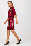 Sequined 3/4 Sleeve Blouse for Stylish Pairing