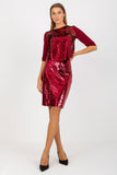 Sequined 3/4 Sleeve Blouse for Stylish Pairing
