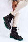 Stylish Eco-Leather Lace-Up Boots with Non-Slip Sole