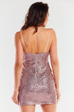Heart-Shaped Neckline Fitted Dress with Asymmetrical Crease