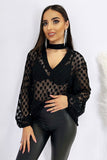 Elegant Chiffon Blouse with Versatile Tie Neckline