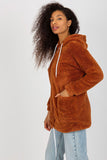Cozy Fur Zip-Up Hoodie with Large Slip Pockets