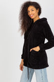 Fur-Lined Zip-Up Hoodie with Large Pockets