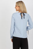 Elegant Long Sleeve Blouse with Lace Detailing