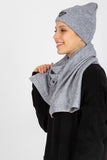 Cozy Angora Winter Hat and Scarf Set