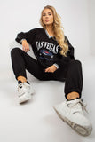 Cozy Heart Neckline Sweatshirt and Pants Set