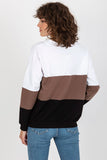 Color-Block Heart Neckline Women's Long Sleeve Sweatshirt