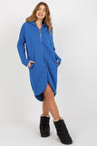 Extended Zip-Up Hoodie with Side Pockets