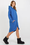 Extended Zip-Up Hoodie with Side Pockets