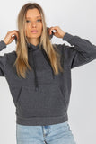 Cozy Long Sleeve Hooded Women's Sweatshirt with Pocket