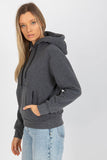 Cozy Long Sleeve Hooded Women's Sweatshirt with Pocket
