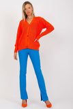 Long Sleeve Button Closure Women's Sweater in Acrylic