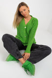 Women's Long Sleeve Sweater with Button Closure
