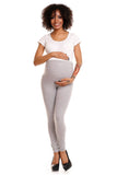 Comfortable Pregnancy Leggings with Tummy Panel Support