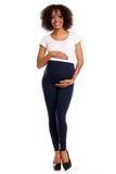 Comfortable Pressureless Pregnancy Leggings with Tummy Panel